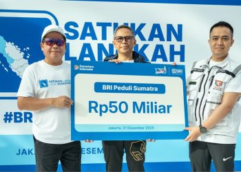 BRI Gelar Kegiatan “Satukan Langkah untuk Sumatra”, Serahkan Bantuan Rp50 Miliar Percepat Pemulihan Bencana