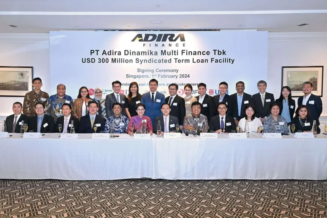 Adira Finance Memperoleh Fasilitas Pinjaman Sindikasi Sejumlah USD 300 Juta