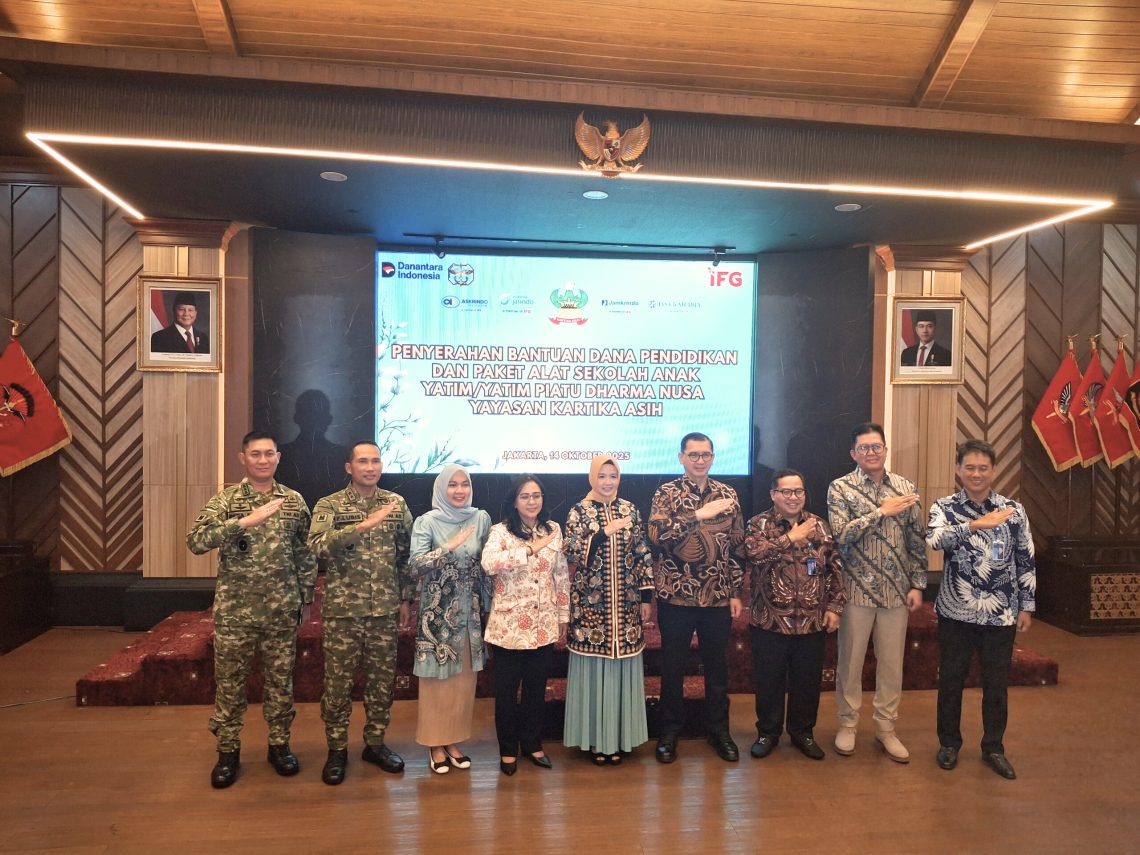 Askrindo Salurkan Bantuan Pendidikan untuk Anak Prajurit TNI AD, Dukung Generasi Emas 2045