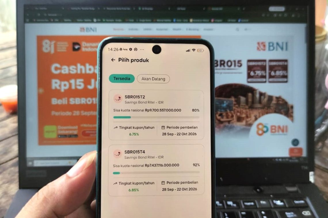Tawarkan Bunga hingga 6,85 Persen: BNI Pasarkan SBR015 Berhadiah Cashback Rp15 Juta via Wondr