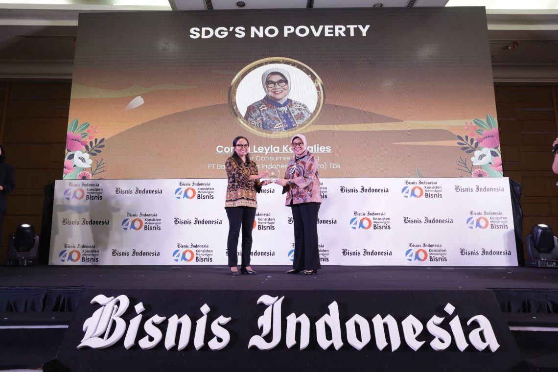 Komit dalam Pengentasan Kemiskinan, BNI Raih Penghargaan Women in SDG’s Action 2025