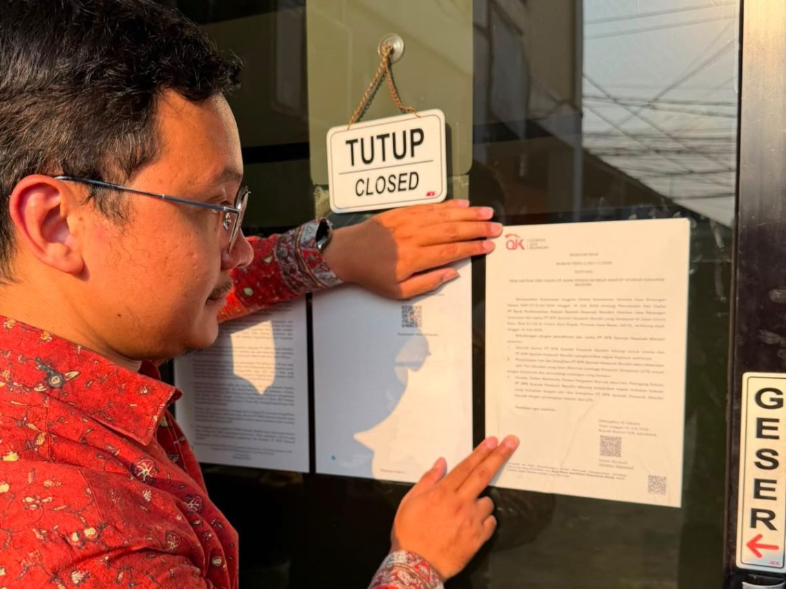 Modal Negatif, OJK Resmi Cabut Izin Usaha BPRS Hasanah Mandiri