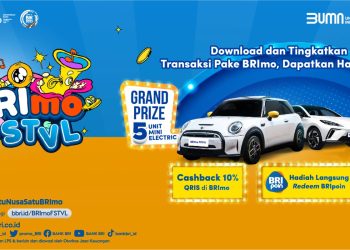 Mobil Listrik Keren Untuk Nasabah BRI di BRImo FSTVL 2023