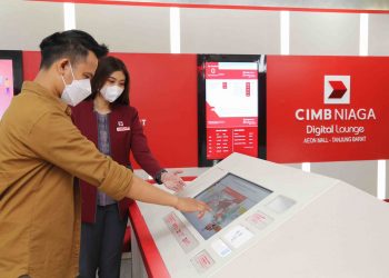 Lebih Dekat dengan Nasabah, CIMB Niaga Hadirkan Digital Lounge di AEON Mall Tanjung Barat