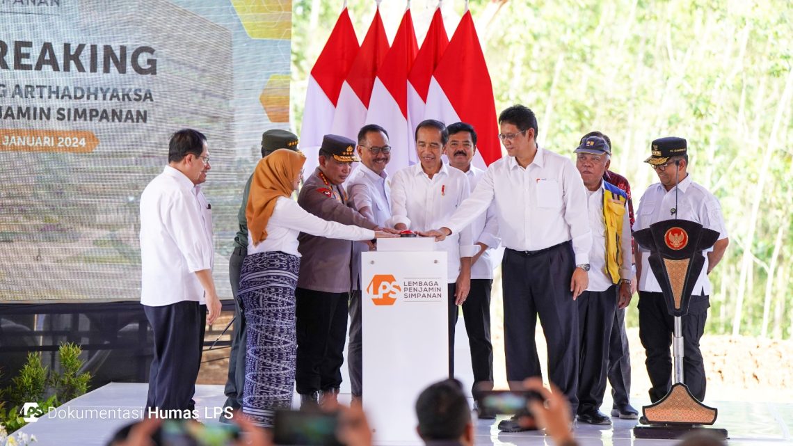 Pembangunan Kantor LPS di IKN Diresmikan oleh Presiden Jokowi