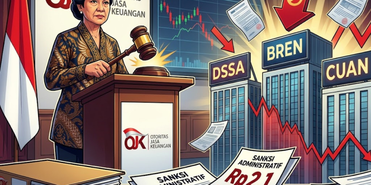 Bongkar Manipulasi Saham dan Penjatahan Semu: OJK Denda DSSA, BREN, dan CUAN Total Rp2,1 Triliun