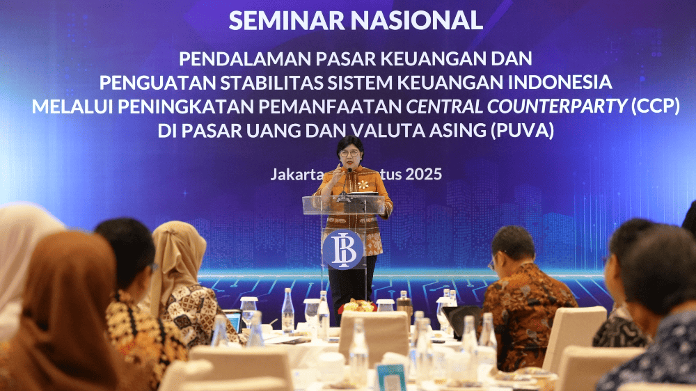 BI Dorong Pemanfaatan Central Counterparty untuk Perkuat Pasar Keuangan dan Stabilitas Sistem