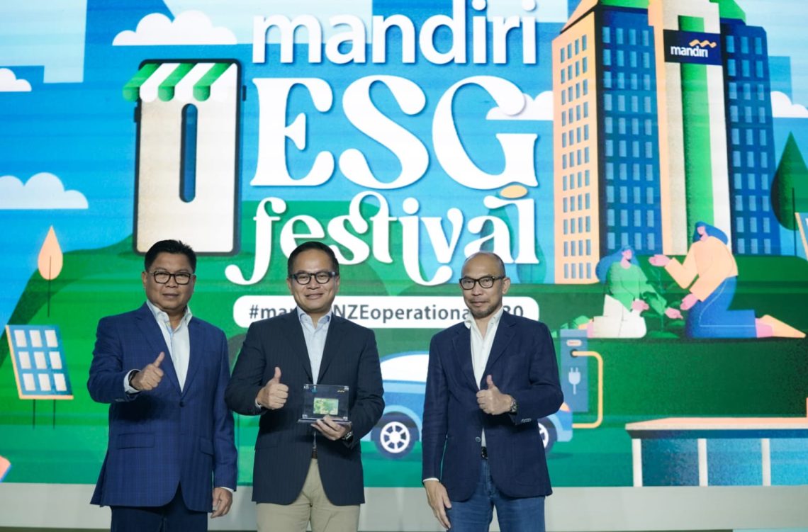 Getol Garap ESG, Bank Mandiri Luncurkan Digital Carbon Tracking dan Kartu Plastik Daur Ulang untuk NZE 2060