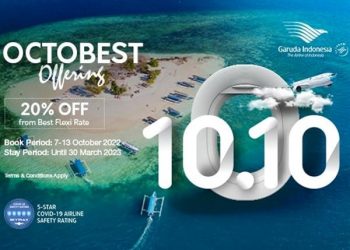 Gelar OCTOBEST 10.10, Garuda Indonesia Tebar Tiket Murah ke Berbagai Rute Favorit