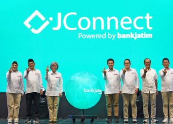 Transaksi JConnect Tembus Rp 37,28 Triliun, Bank Jatim (BJTM) Sabet Dua Award Digital