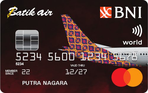 BNI Gandeng Batik Air Berikan Layanan Kartu Travelling