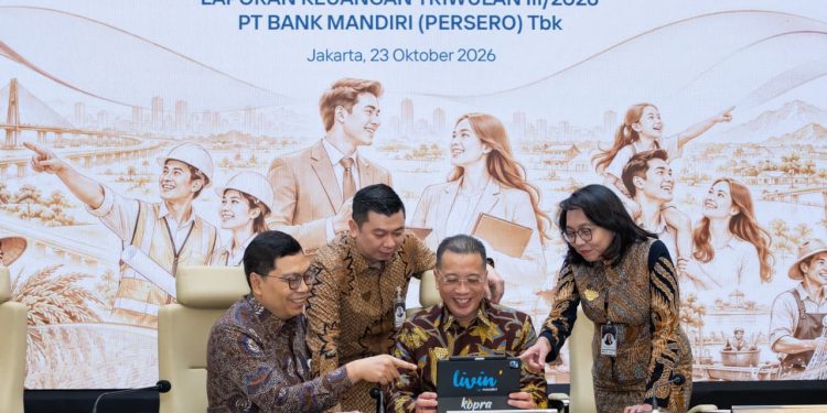 Kredit Tembus Rp1.605 Triliun, Laba Bersih Bank Mandiri Melesat 20,7 Persen di Kuartal III/2026
