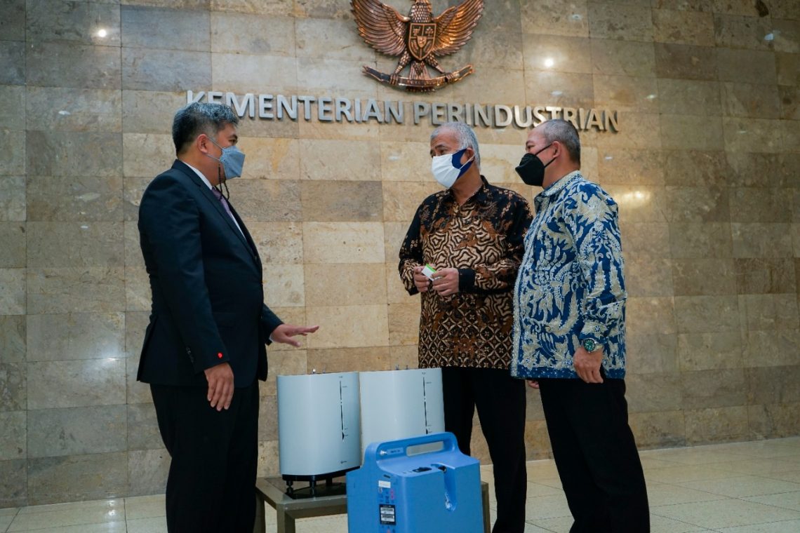 BSKJI Kemenperin Galang 124 Unit Konsentrator Oksigen