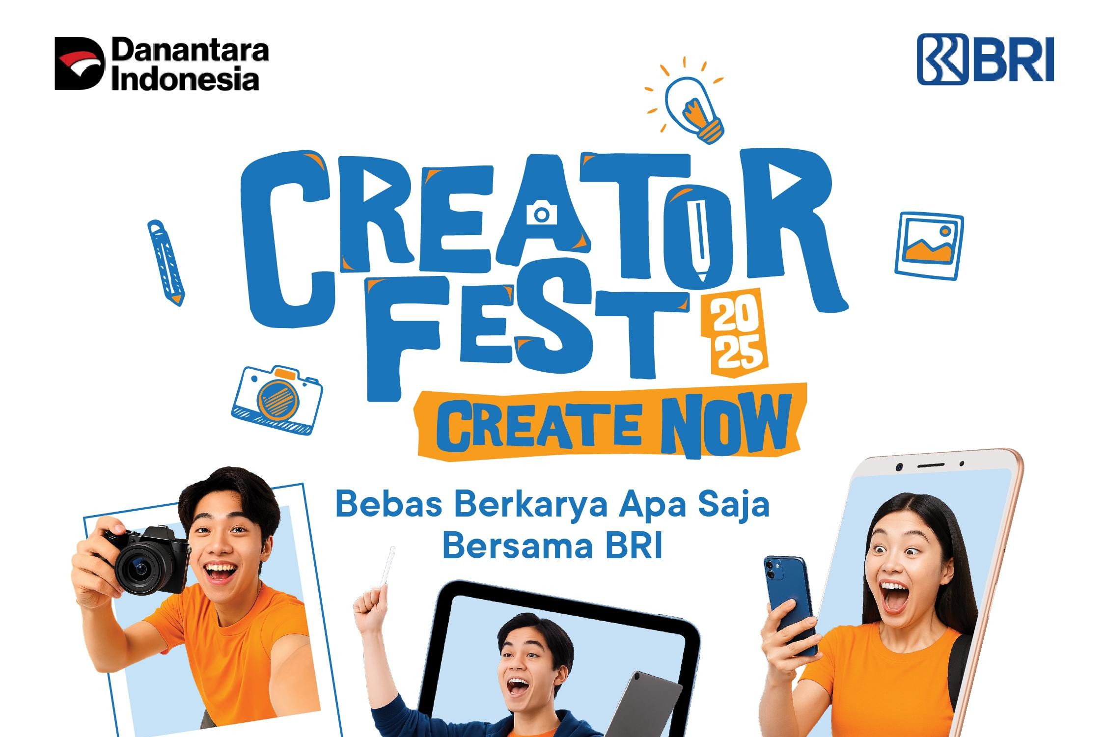 Hadirkan “Creator Fest 2025”, BRI Siapkan Wadah Kreativitas Masyarakat