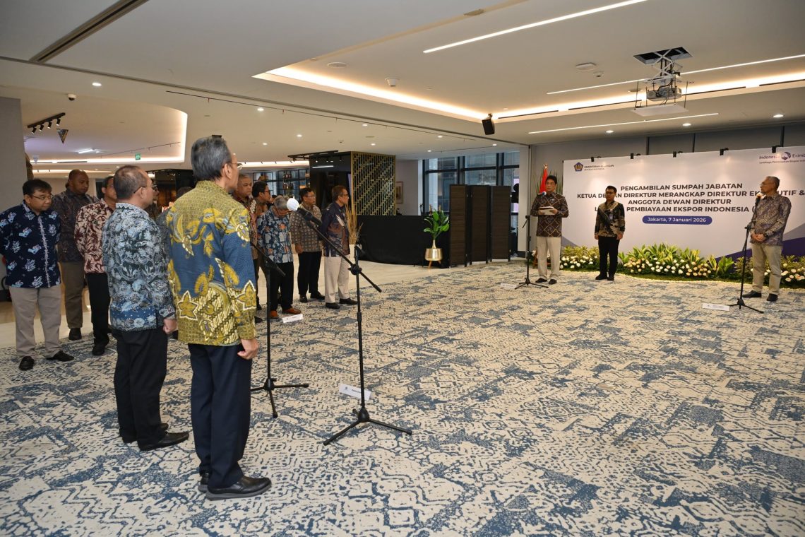 Hadiri Pelantikan Pimpinan Baru LPEI, Menkeu Purbaya: Jadikan Momentum untuk Benahi LPEI dari Hulu ke Hilir