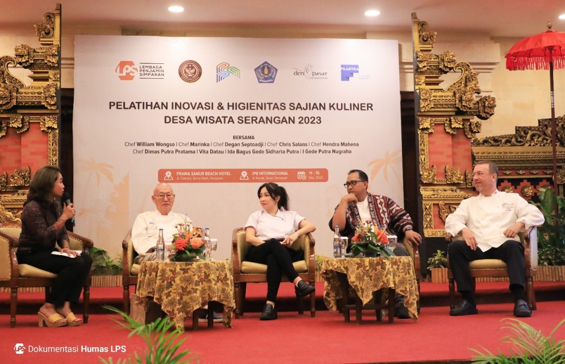 LPS Gelar Pelatihan Kuliner Bersama Chef William Wongso dan Chef Marinka di Pulau Serangan, Bali
