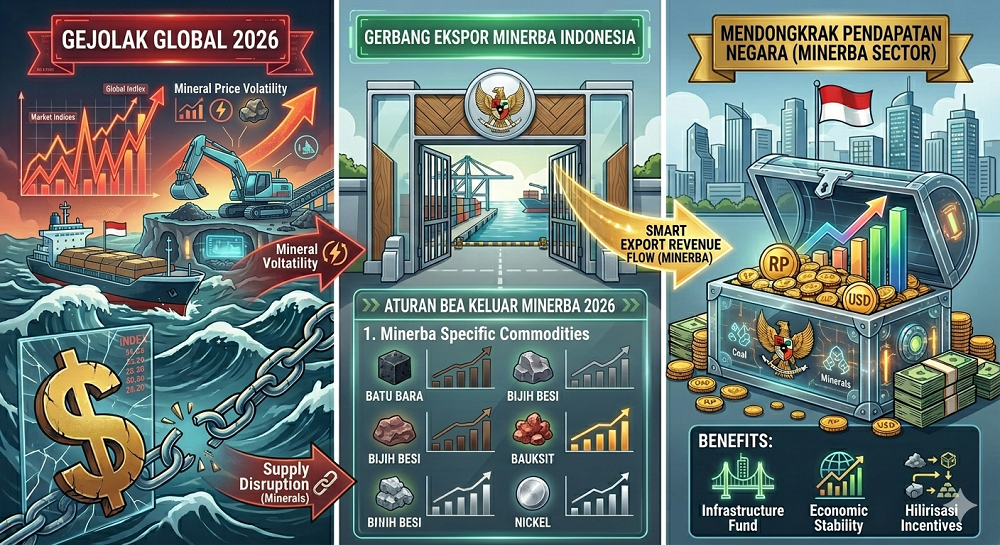 Sasar Kepatuhan Minerba, Pemerintah Godok Tarif Bea Keluar Batu Bara hingga 10%