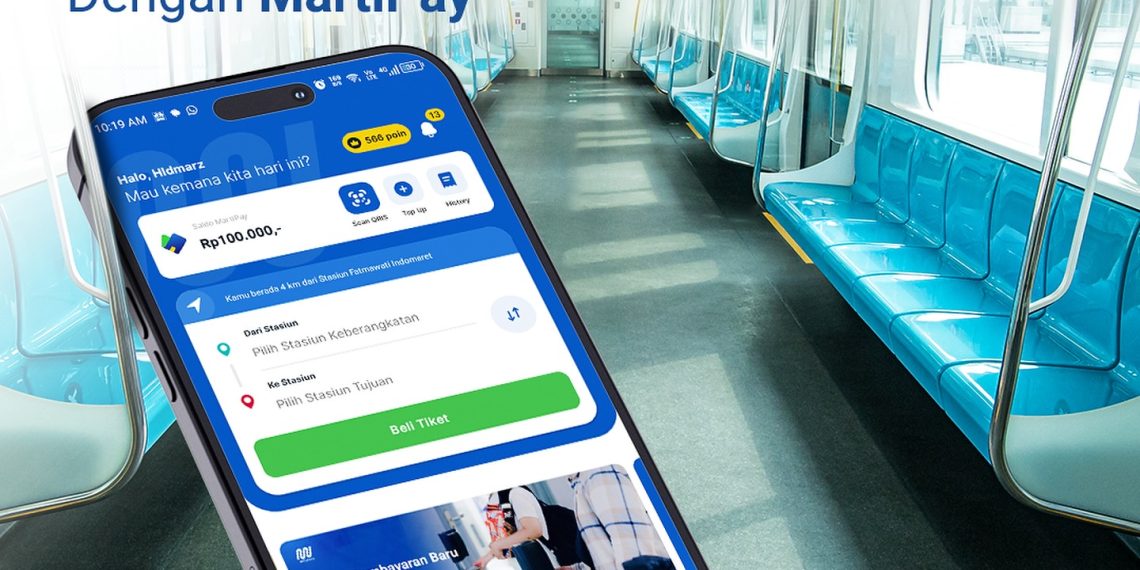 Bank DKI Dukung Sistem MartiPay oleh MRT Jakarta