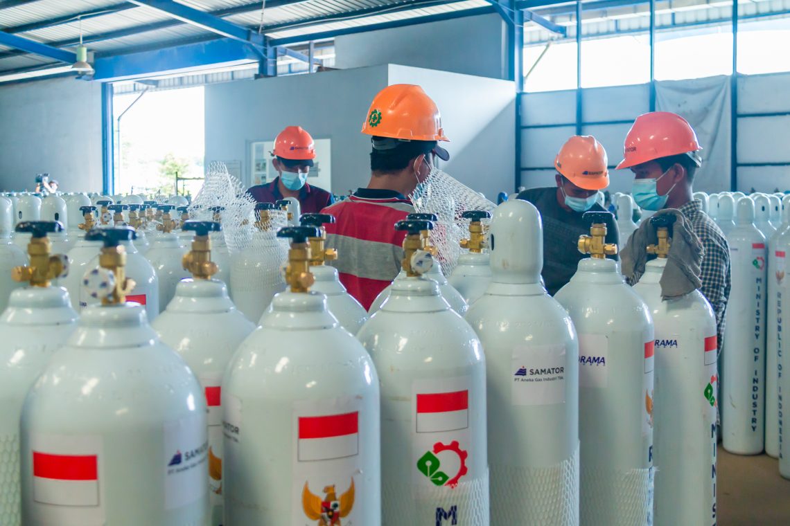 Kemenperin Pastikan Ketersediaan Tabung Gas Oksigen Medis Mencukupi