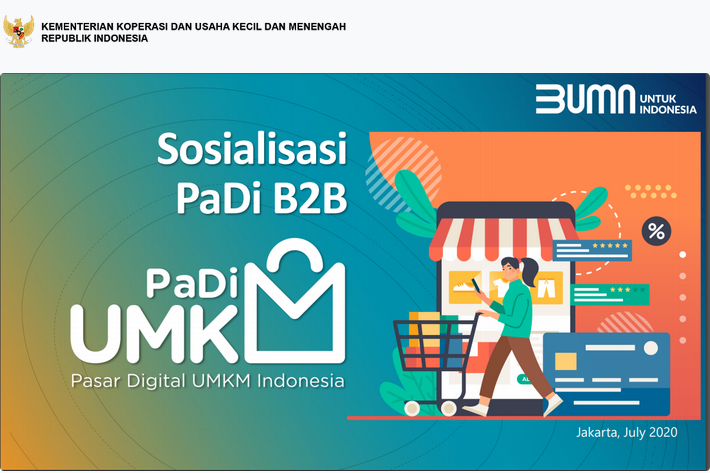 Kementerian BUMN Gelar Opening Ceremony PaDi UMKM Virtual Expo 2021 Batch 2