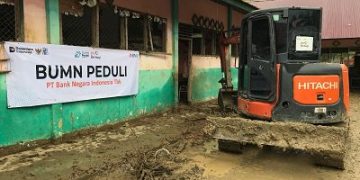 BNI Bersihkan Sekolah Terdampak Banjir di Aceh Utara, Dukung Pemulihan Pendidikan Pascabencana