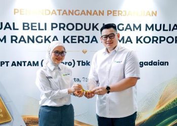 Perkuat Rantai Pasok, Pegadaian dan Antam Jalin Kerja Sama Jual Beli Logam Mulia
