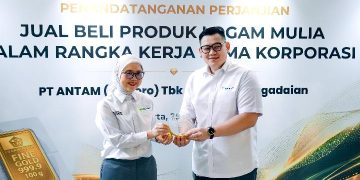 Perkuat Rantai Pasok, Pegadaian dan Antam Jalin Kerja Sama Jual Beli Logam Mulia