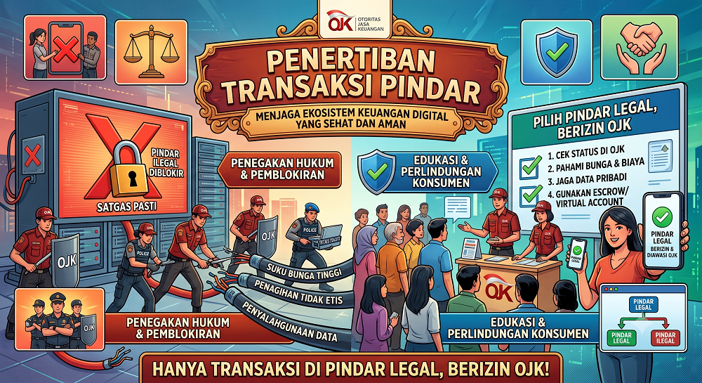 Perketat Pengawasan Pinjol, OJK Terbitkan POJK 8/2026 Atur Pelaporan Data Transaksi Pindar