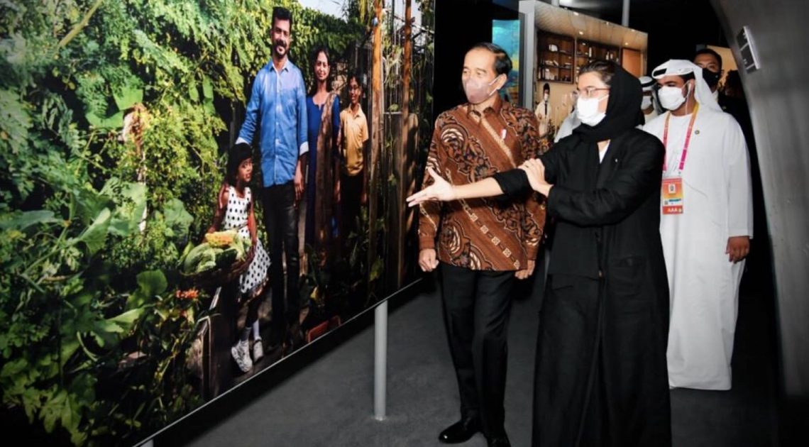 Presiden Kunjungi Paviliun Indonesia dan PEA di Dubai Expo