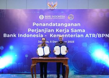 BI dan Kementerian ATR/BPN Jalin Kerja Sama Tingkatkan Kemanfaatan UMKM