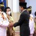 Lantik Gubernur dan Wagub DIY, Presiden: Kendalikan Harga Pangan dan Inflasi