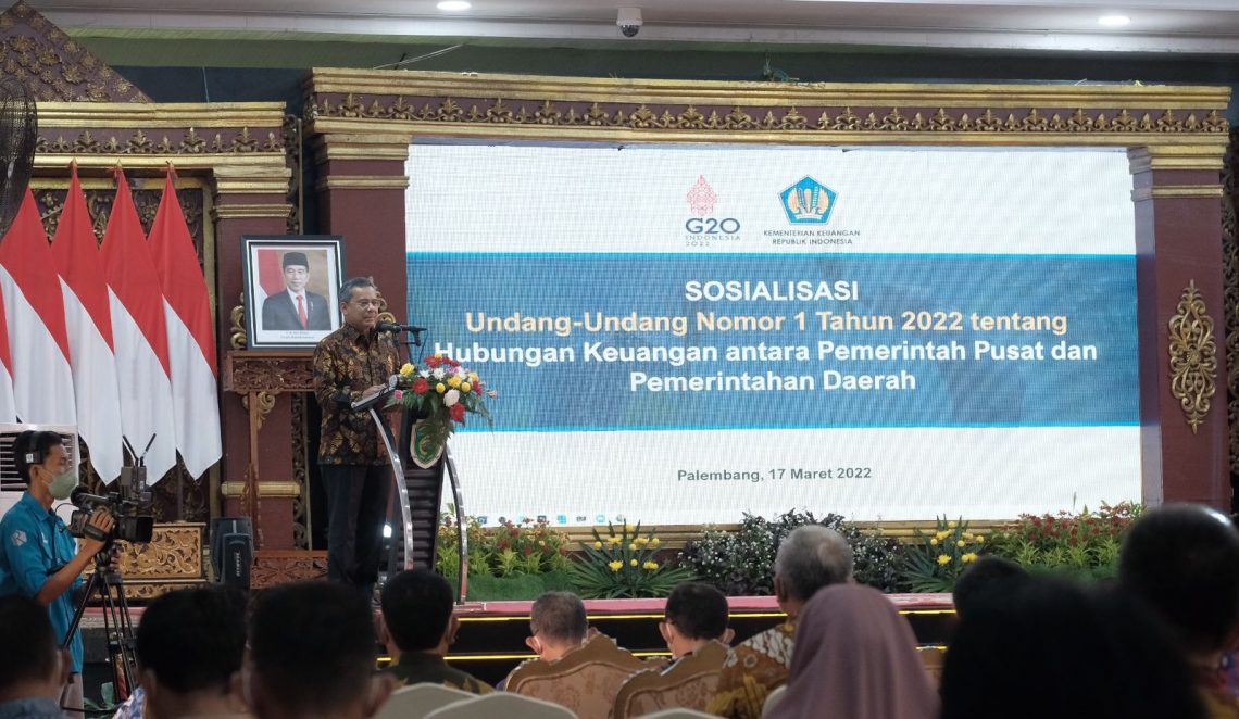 Wamenkeu: Pengalokasian HKPD harus Perhatikan Aspek Keadilan dan Kinerja