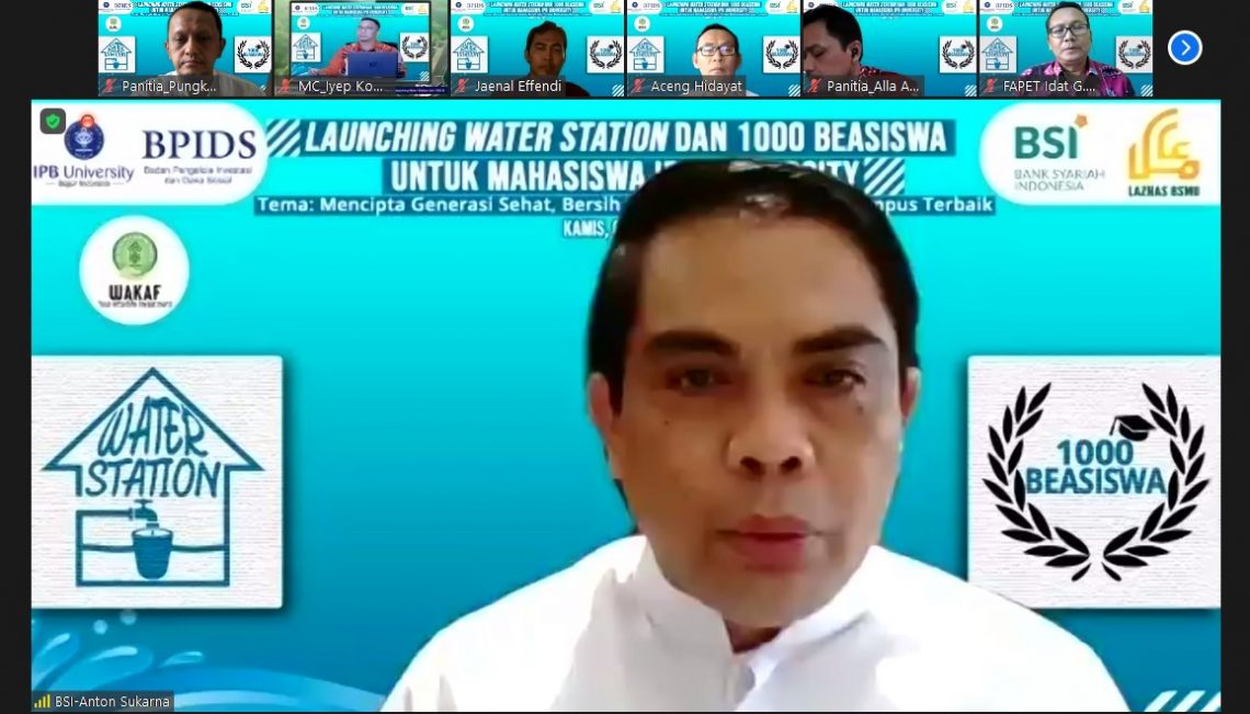 Bank Syariah Indonesia Fasilitasi Water Station di IPB